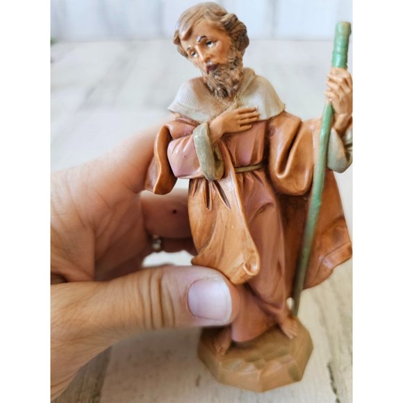 Fontanini simonelli 1991 1 Shepherd Joseph village Nativity Xmas vintage - Picture 6 of 9